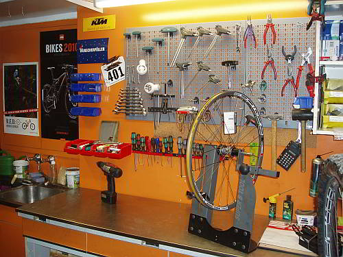 AST-Bikes Werkstatt